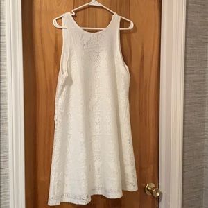 Francescas white dress